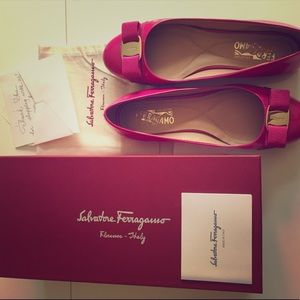 Salvatore Ferragamo Varina Rosa Flats